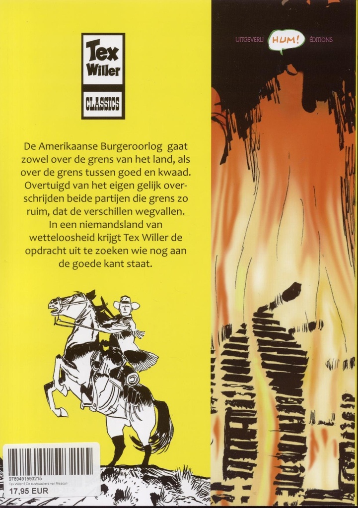 Tex Willer Classics 05 De bushwackers van Missouri 999