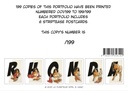 POSTCARDSET - Rhonda Striptease 999