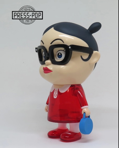 DANIEL CLOWES BIGGER LITTLE ENID DOLL (RED DRESS VERSION) 1
