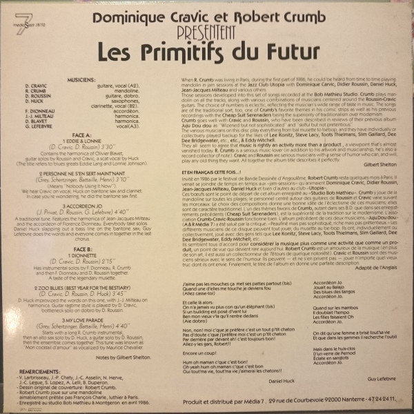 Robert Crumb - Primitifs Futur Cocktail d'Amour 7 999