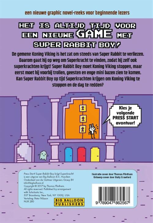 Press Start 2 Super Rabbit Boy krijgt superkracht 999