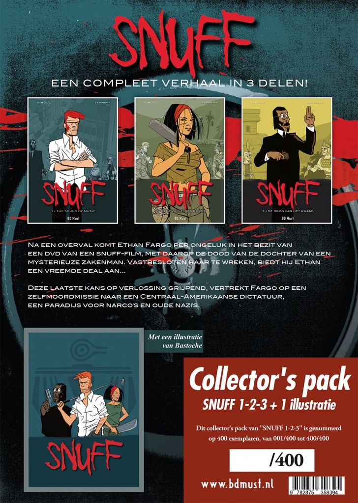 Snuff COLLECTORS PACK 1+2+3 1
