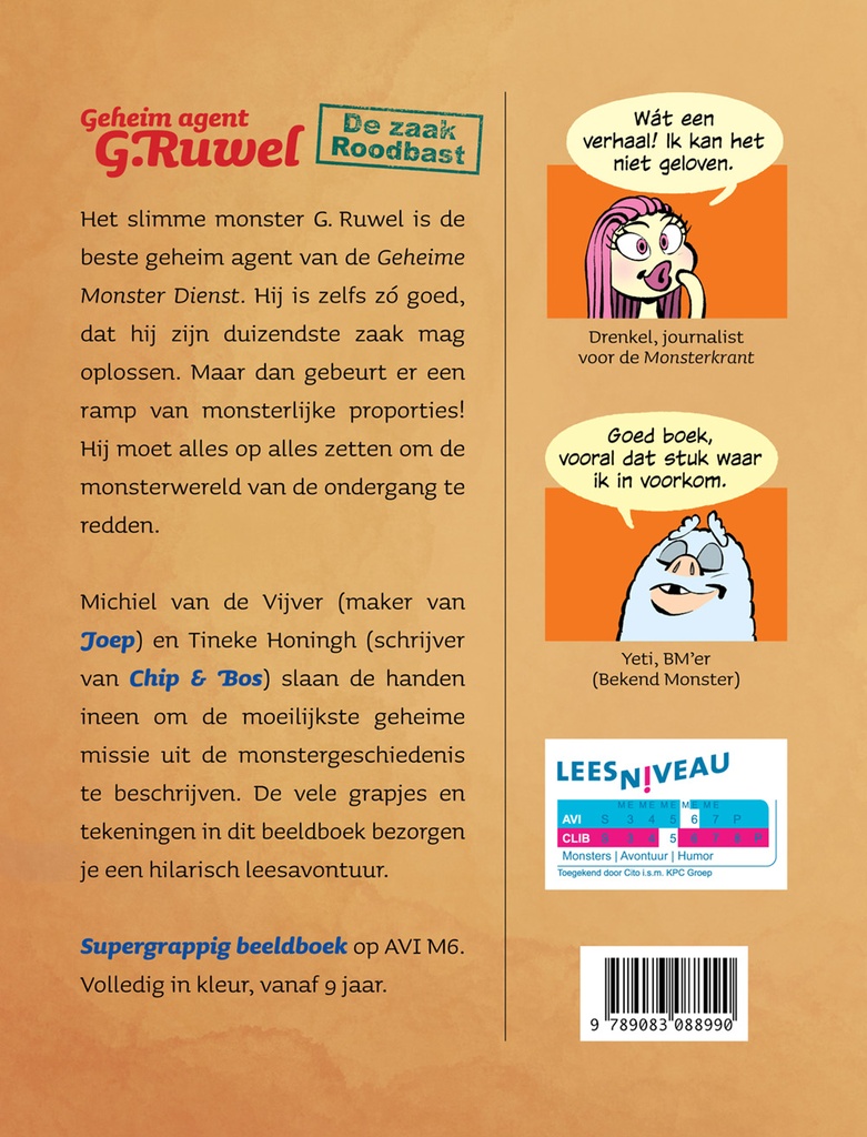Geheim agent G. Ruwel BEELDBOEK De zaak Roodbast 999