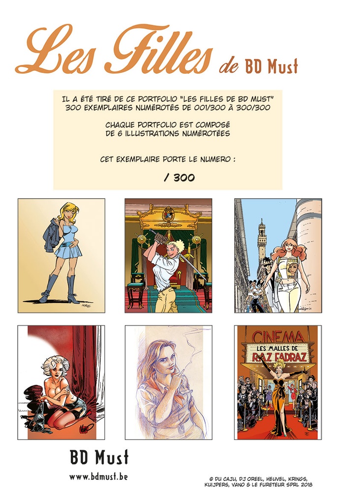 PORTFOLIO - Les filles de BD Must 1
