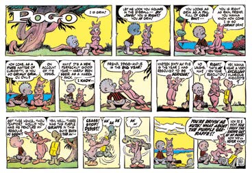 POGO COMP SYNDICATED STRIPS HC 09 DISTANT PAST 1