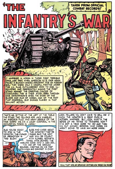 ATLAS COMICS LIBRARY HC 4 WAR COMICS 1 1