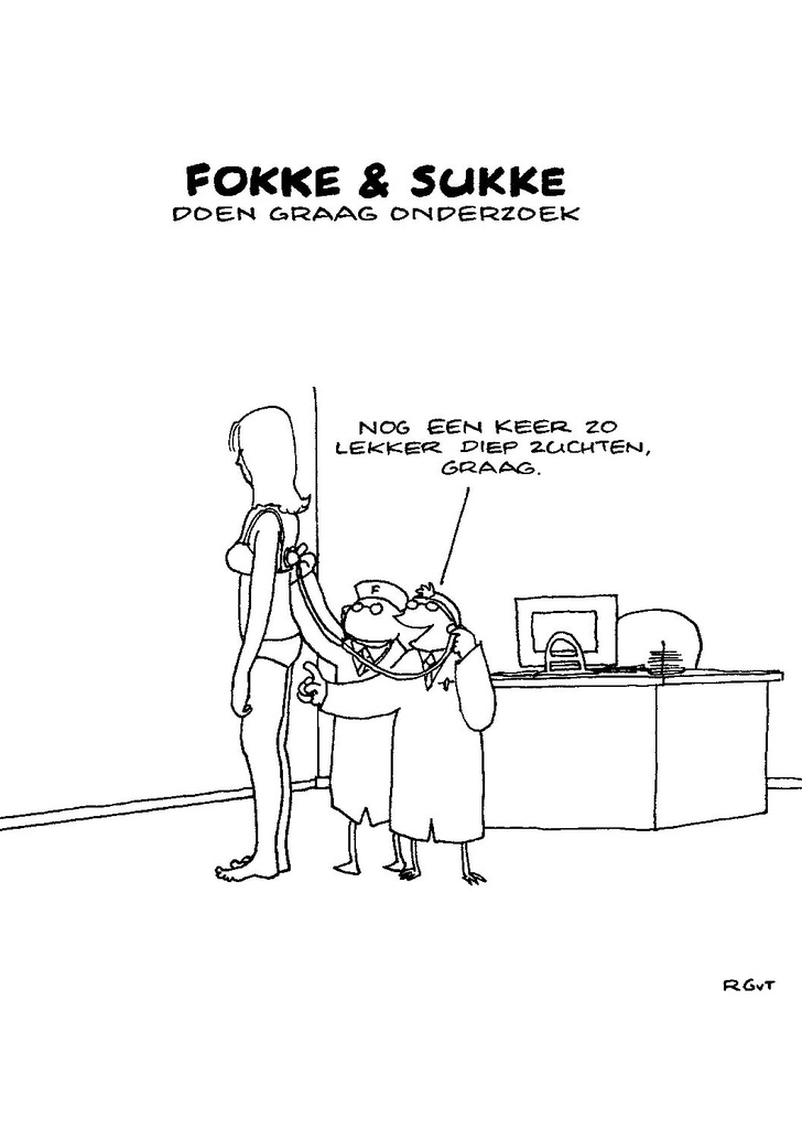 Fokke en Sukke HC 06 Aan het infuus - De beste medische grap 2