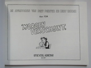 Piet Pienter - Morgen verschijnt 2