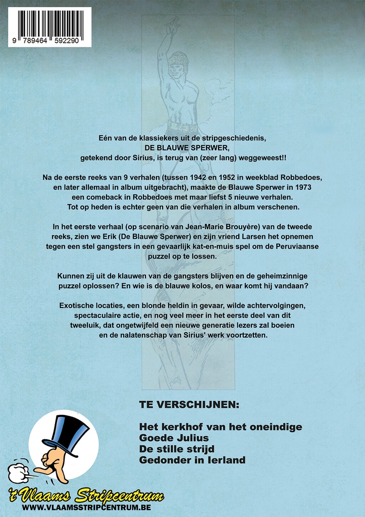 Sfinxcollectie 12 De Blauwe Sperwer - De Peruviaanse puzzel 999