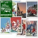 PORTFOLIO - 75 ans du journal Tintin 1 Witte Ruiter + 3L 1