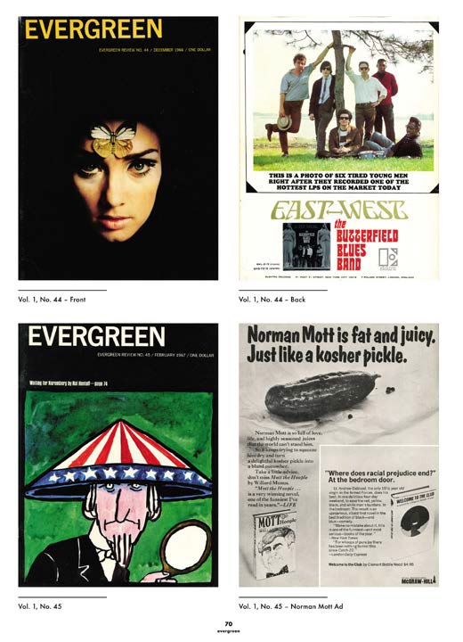 EVERGREEN REVIEW DISPATCHES LITERARY UNDERGROUND 1957-73 HC 1