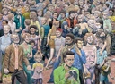 GO FIGURE FIGURATIVE SOCIAL SURREALIST PAINTINGS HC 1