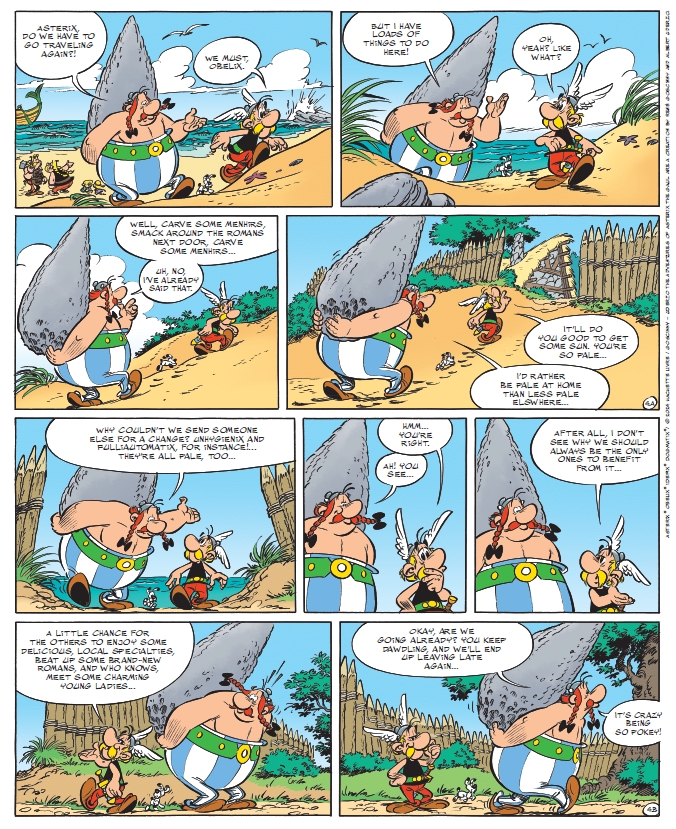 ASTERIX PAPERCUTZ ED 41 ASTERIX IN LUSITANIA 1