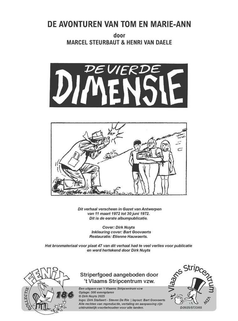 Fenix 186 Tom en Marie-Ann - De vierde dimensie 1