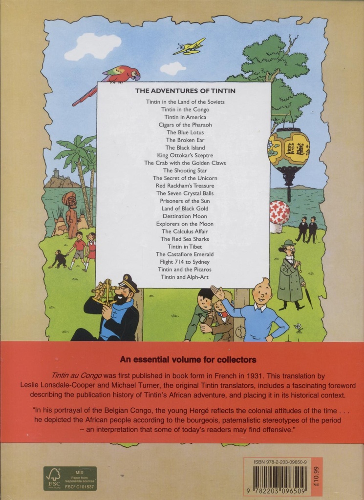 Tintin in the Congo HERUITGAVE 999