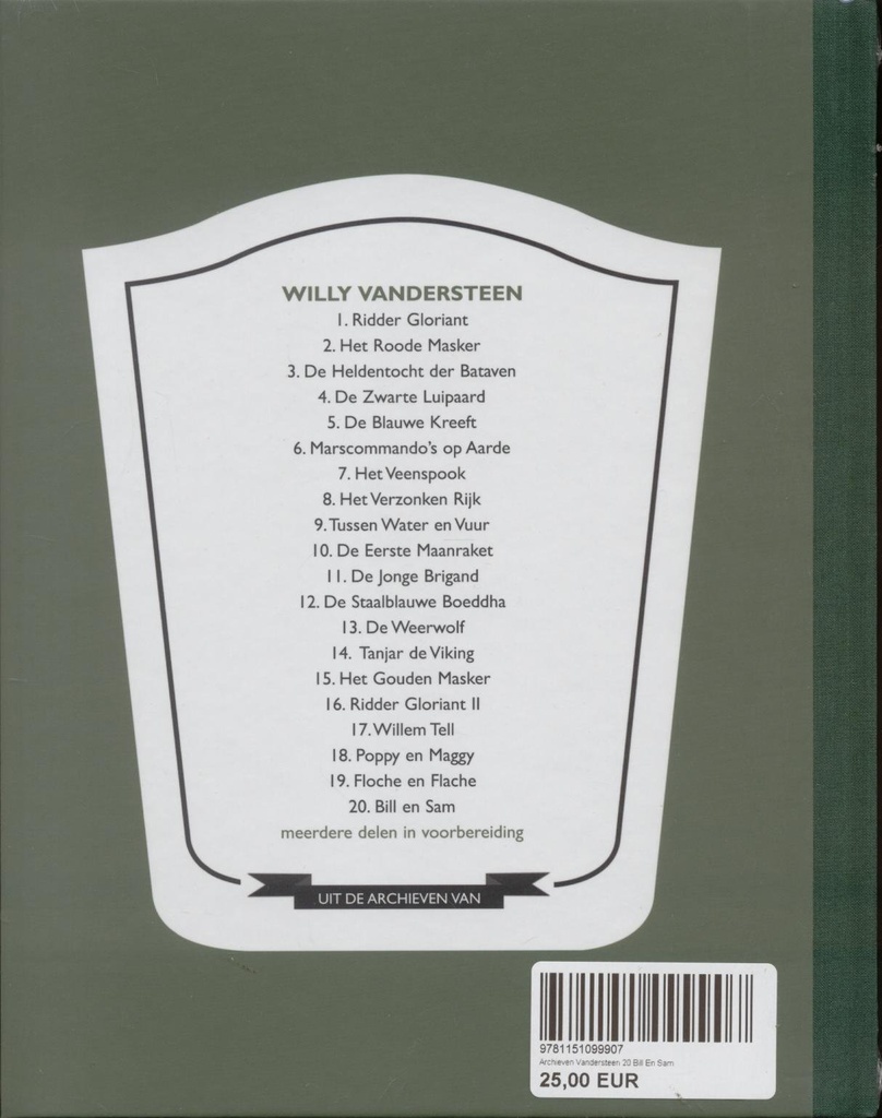 Archieven Vandersteen 20 Bill En Sam 999
