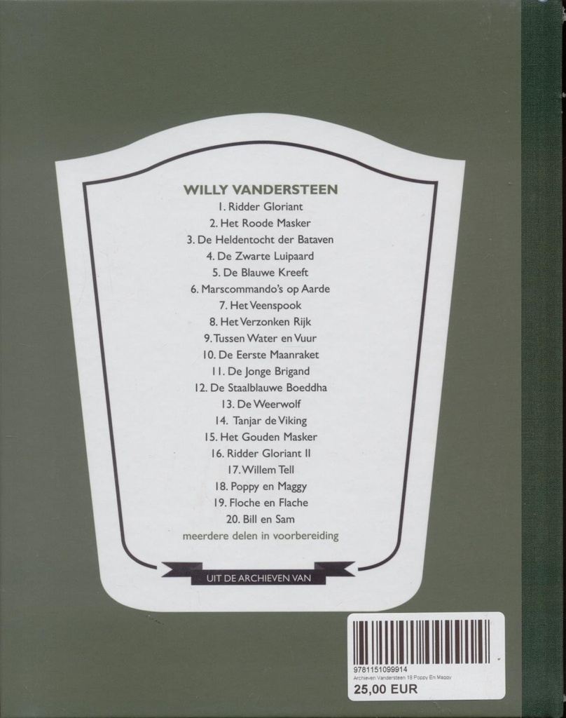 Archieven Vandersteen 18 Poppy En Maggy 999