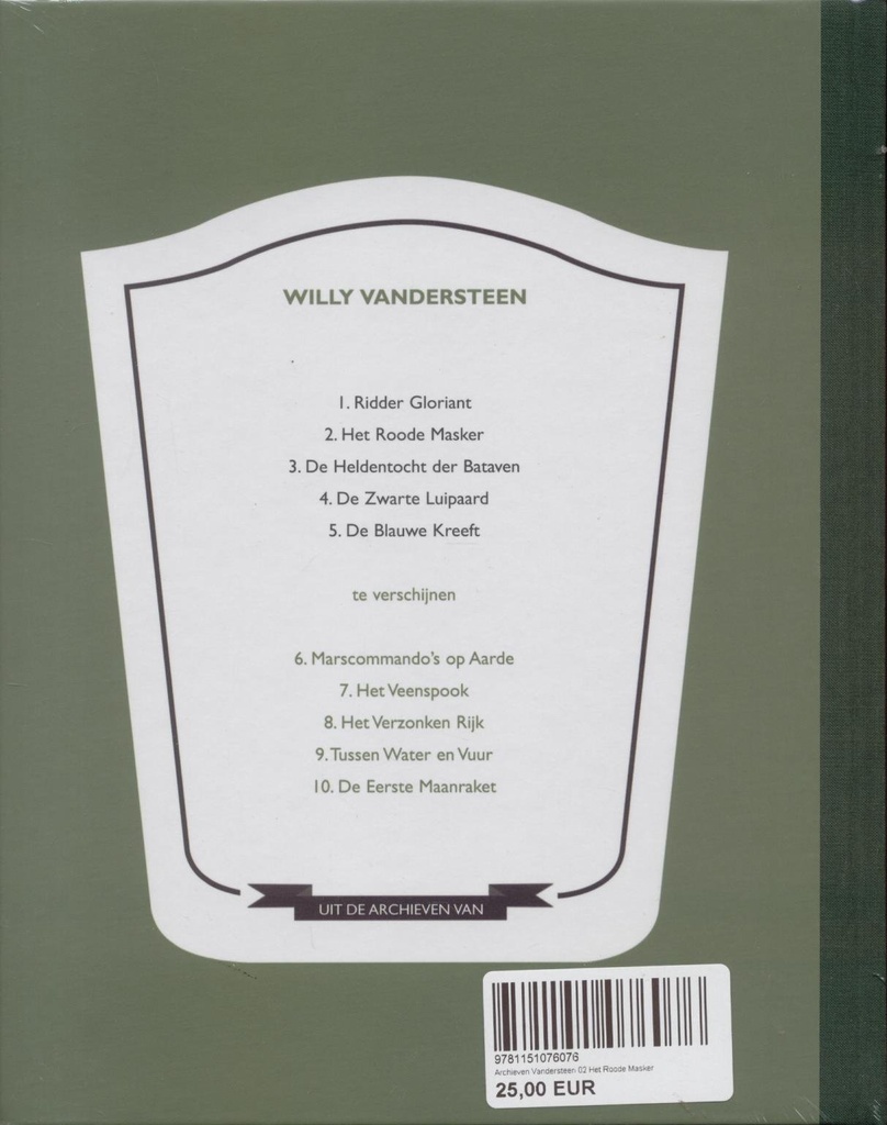 Archieven Vandersteen 02 Het Roode Masker 999
