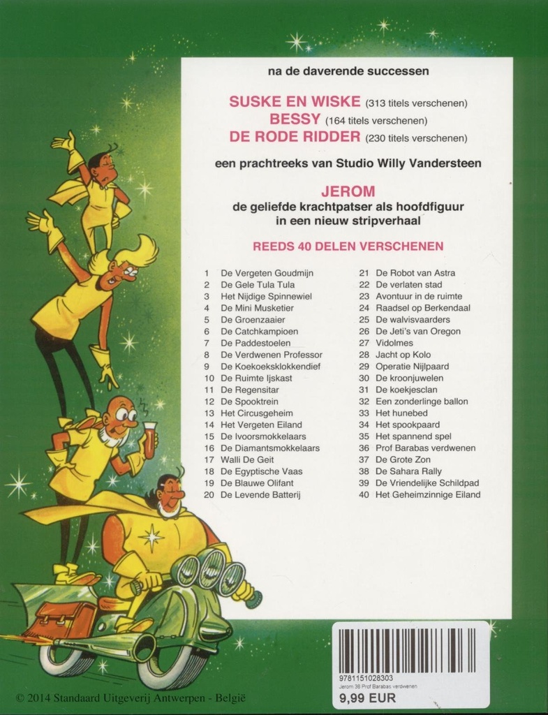 Jerom 36 Prof Barabas verdwenen 999