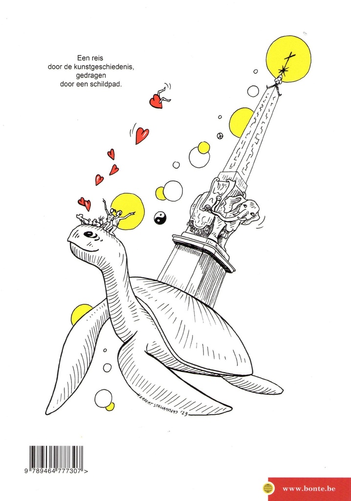 Parallelle Wereld 10 Art on a turtle 999