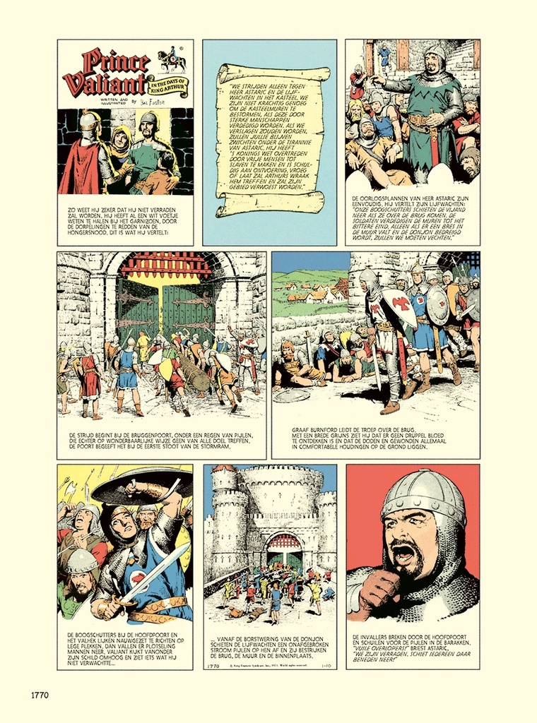 Prins Valiant HC VOLLE BOX 31-35 (1967-1971) + prent 6