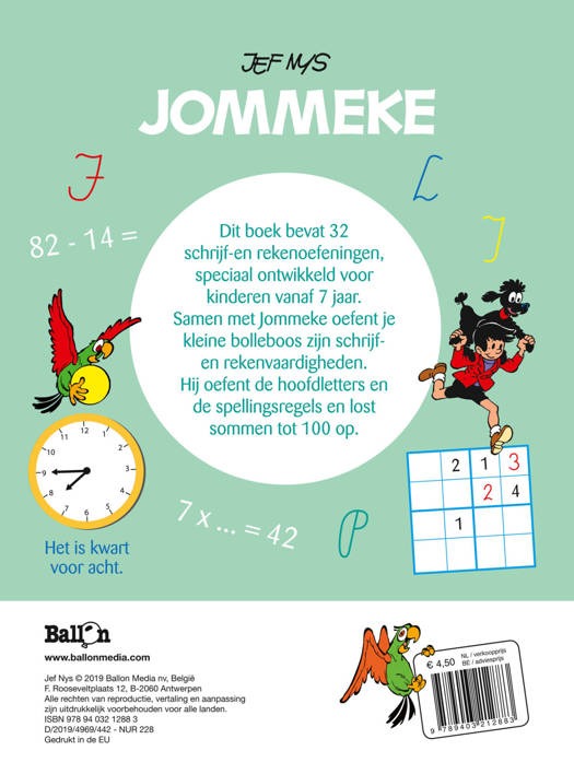 Jommeke - Ik kan al schrijven en rekenen (7+) 1