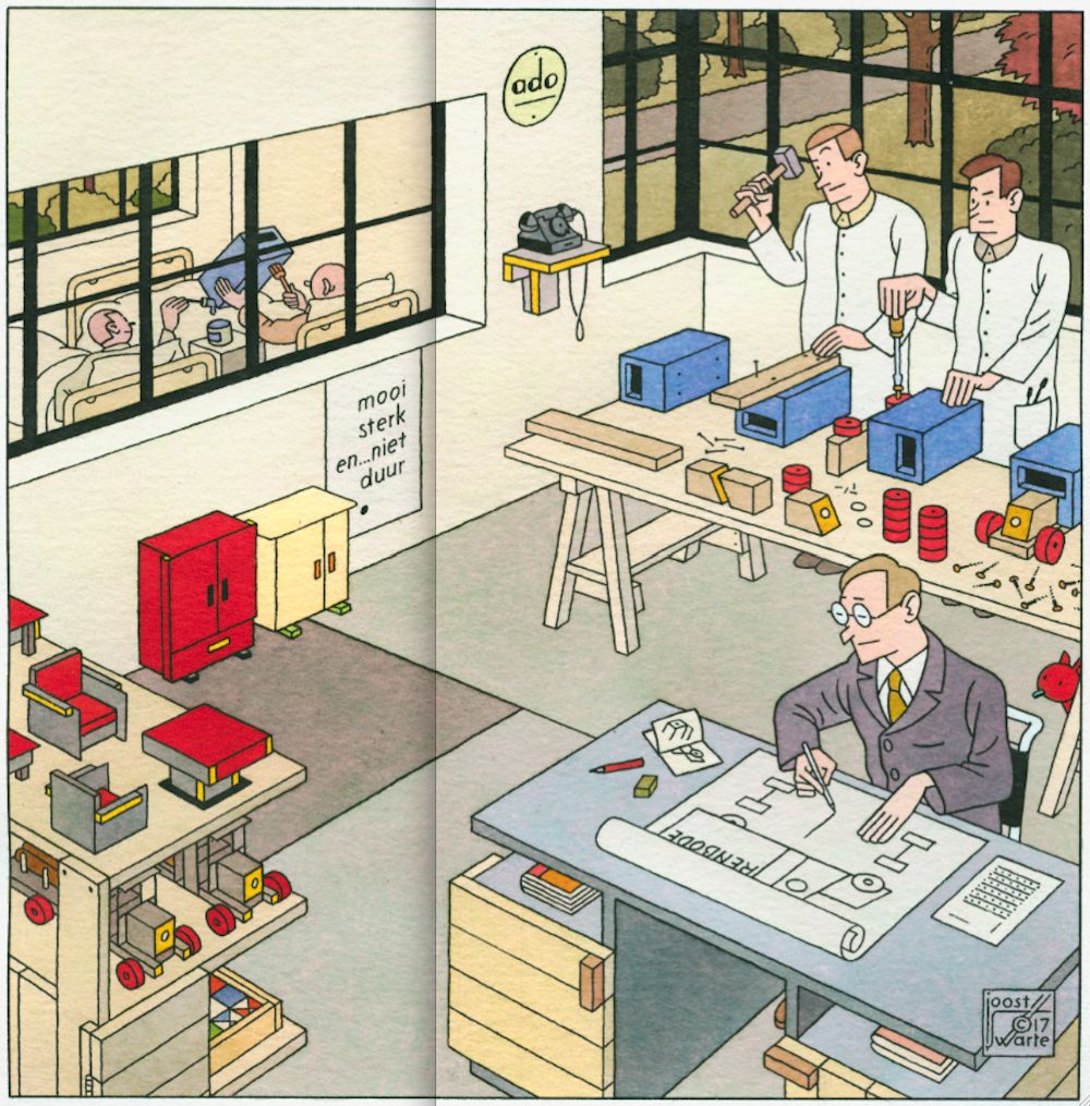 De Stijl - Op bezoek in het atelier 9