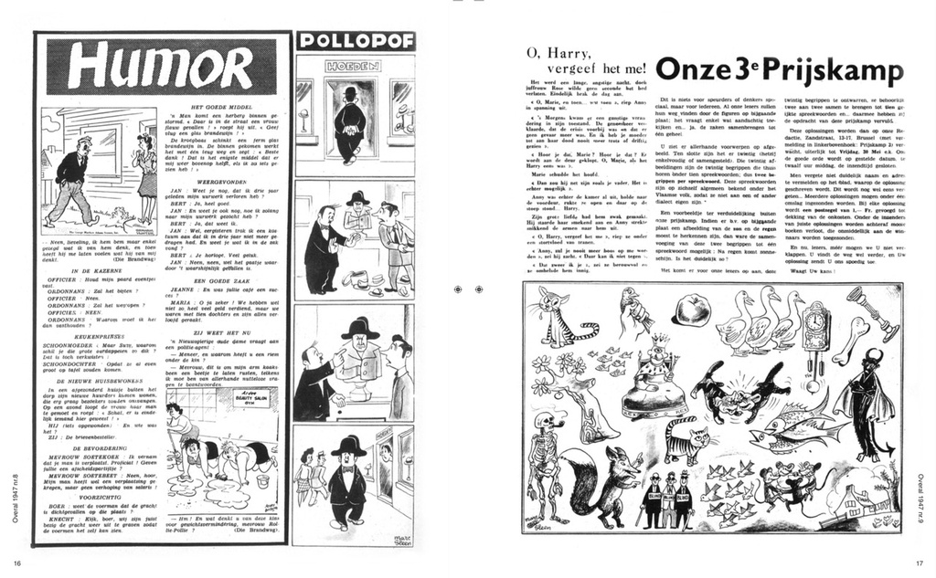 Marc Sleen in Overal en Zondagsvriend 1947-50 1