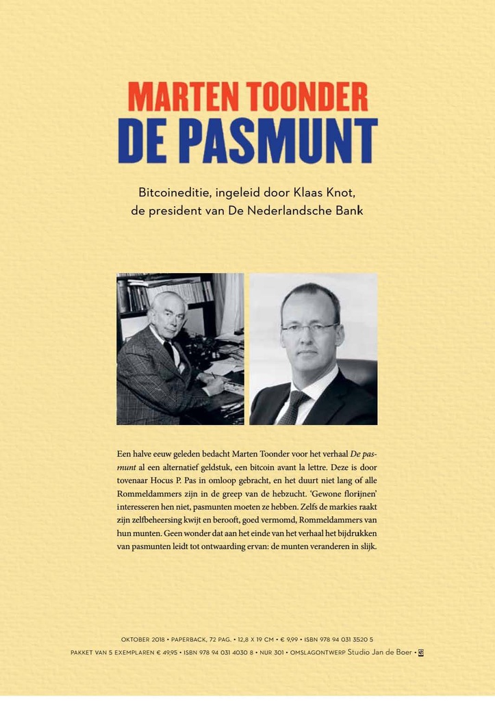 Marten Toonder Actueel - De Pasmunt (Bitcoin) 2