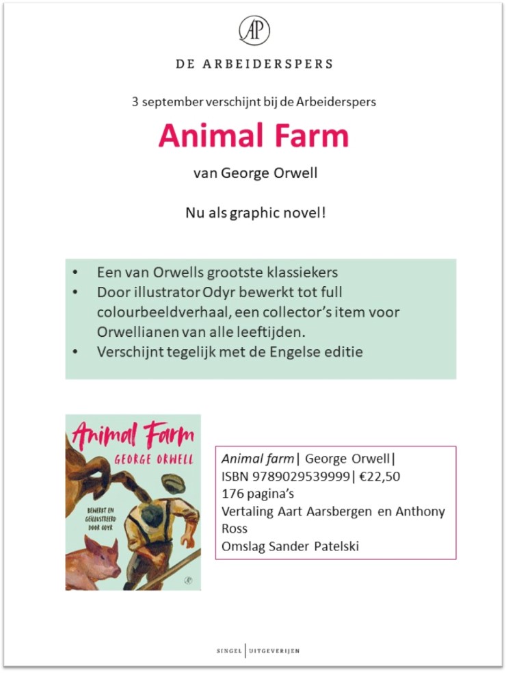 Animal Farm - De graphic novel 1