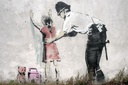 BANKSY YOU ARE AN ACCEPTABLE LEVEL OF THREAT HC 1