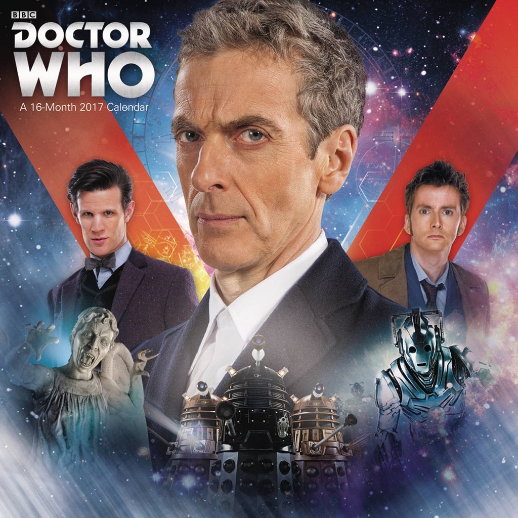 DOCTOR WHO 2017 16 MONTH WALL CALENDAR
