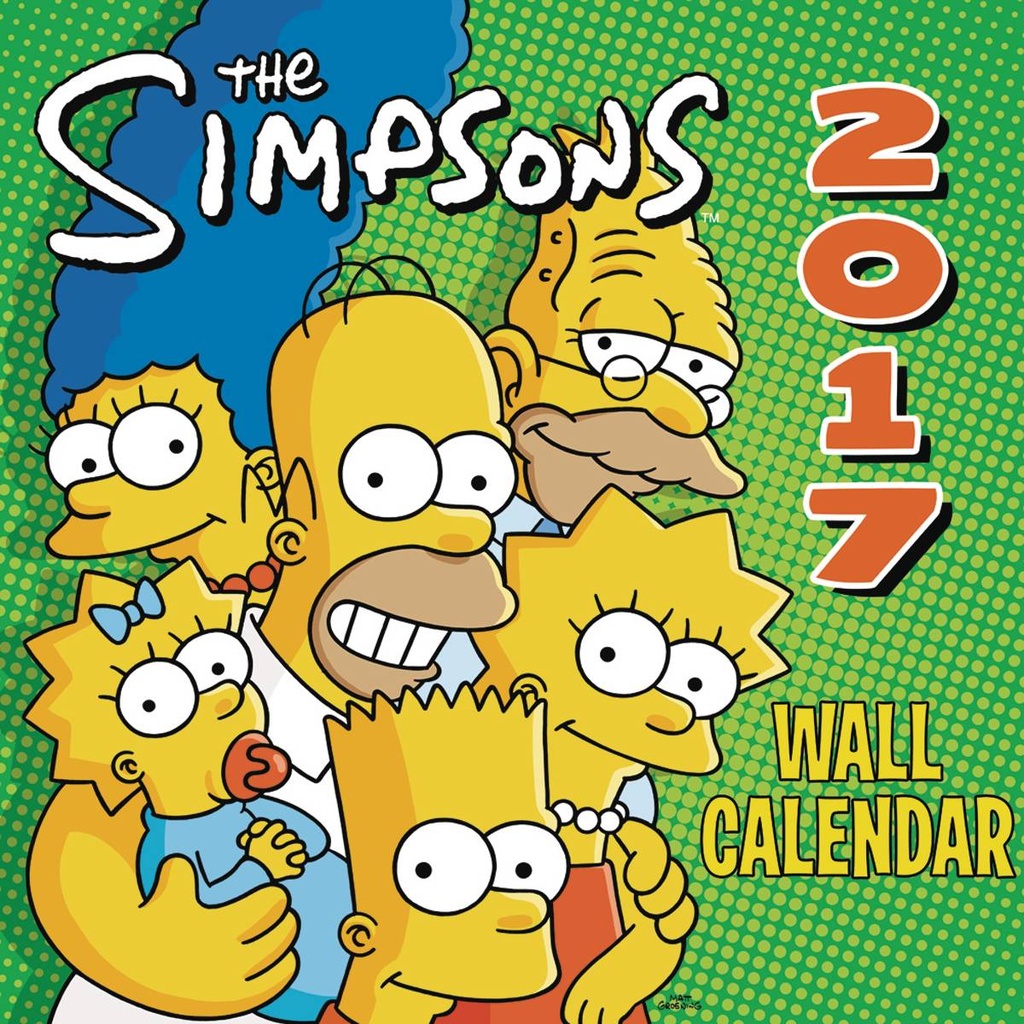 SIMPSONS 2017 WALL CAL