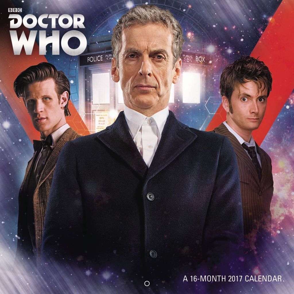 DOCTOR WHO 2017 16 MONTH MINI WALL CAL