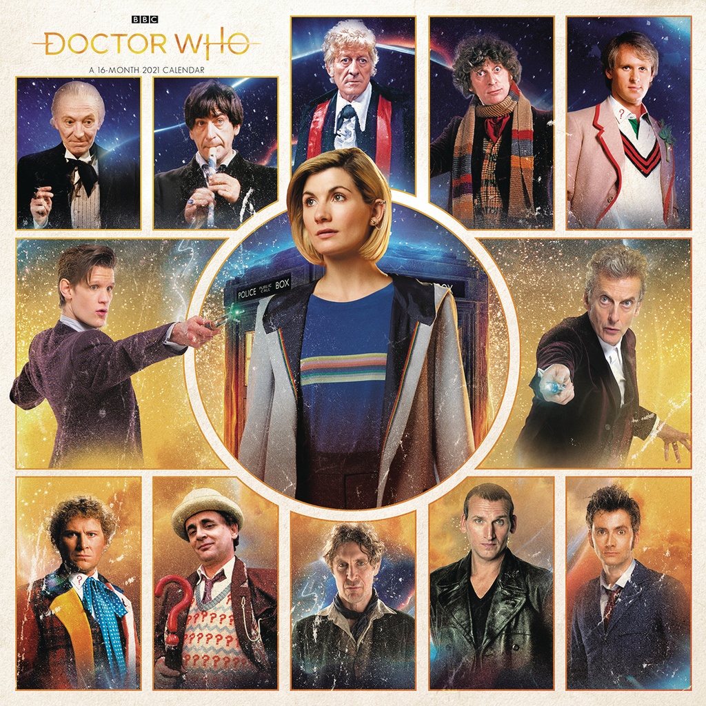 DOCTOR WHO 2021 WALL CALENDAR