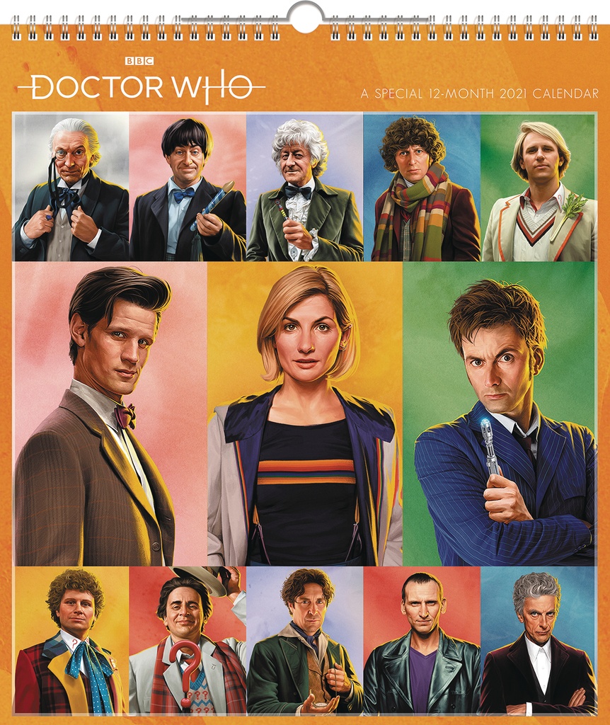 DOCTOR WHO SPECIAL ED 2021 WALL CALENDAR
