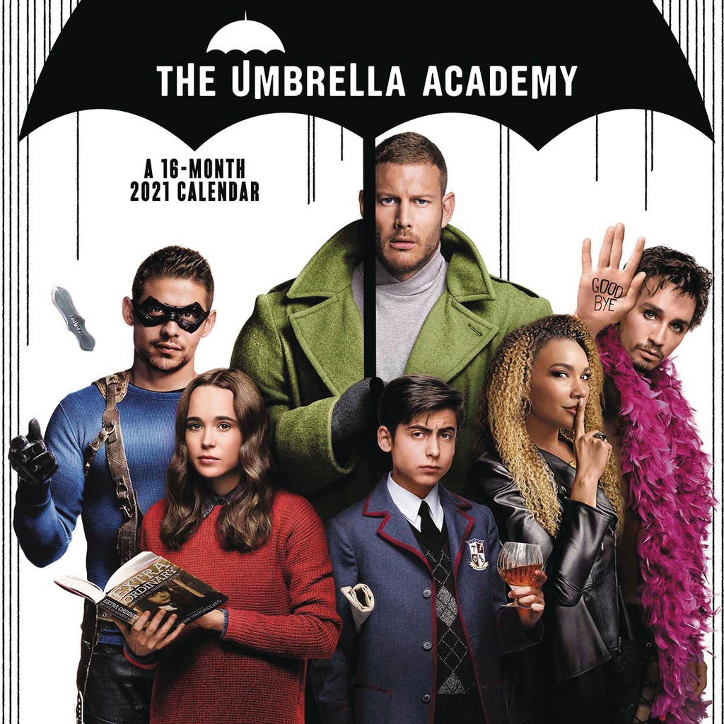 UMBRELLA ACADEMY 2021 WALL CALENDAR