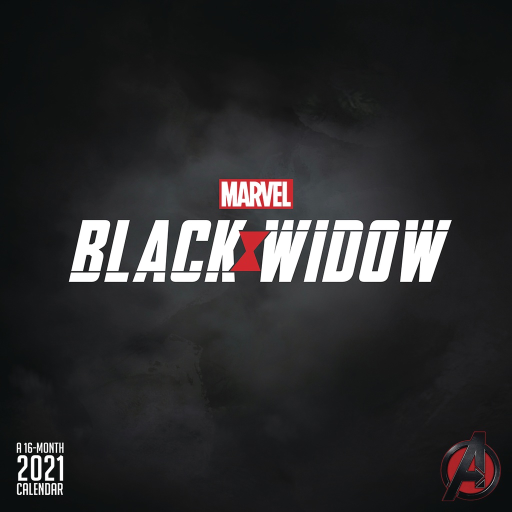 MARVEL BLACK WIDOW 2021 WALL CALENDAR