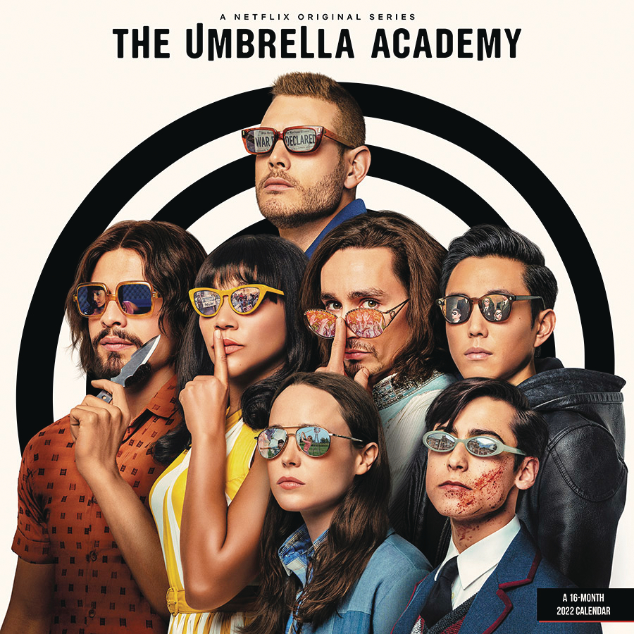 UMBRELLA ACADEMY 2022 WALL CALENDAR