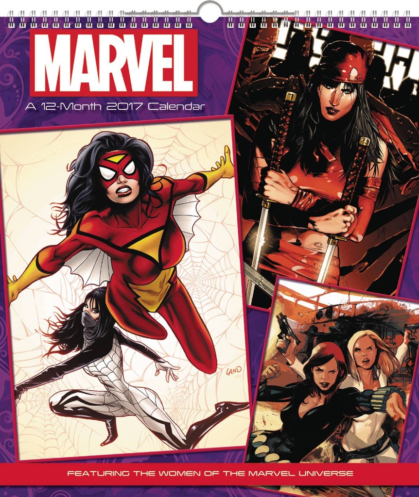 WOMEN OF MARVEL POSTER ED 2017 WALL CALENDAR