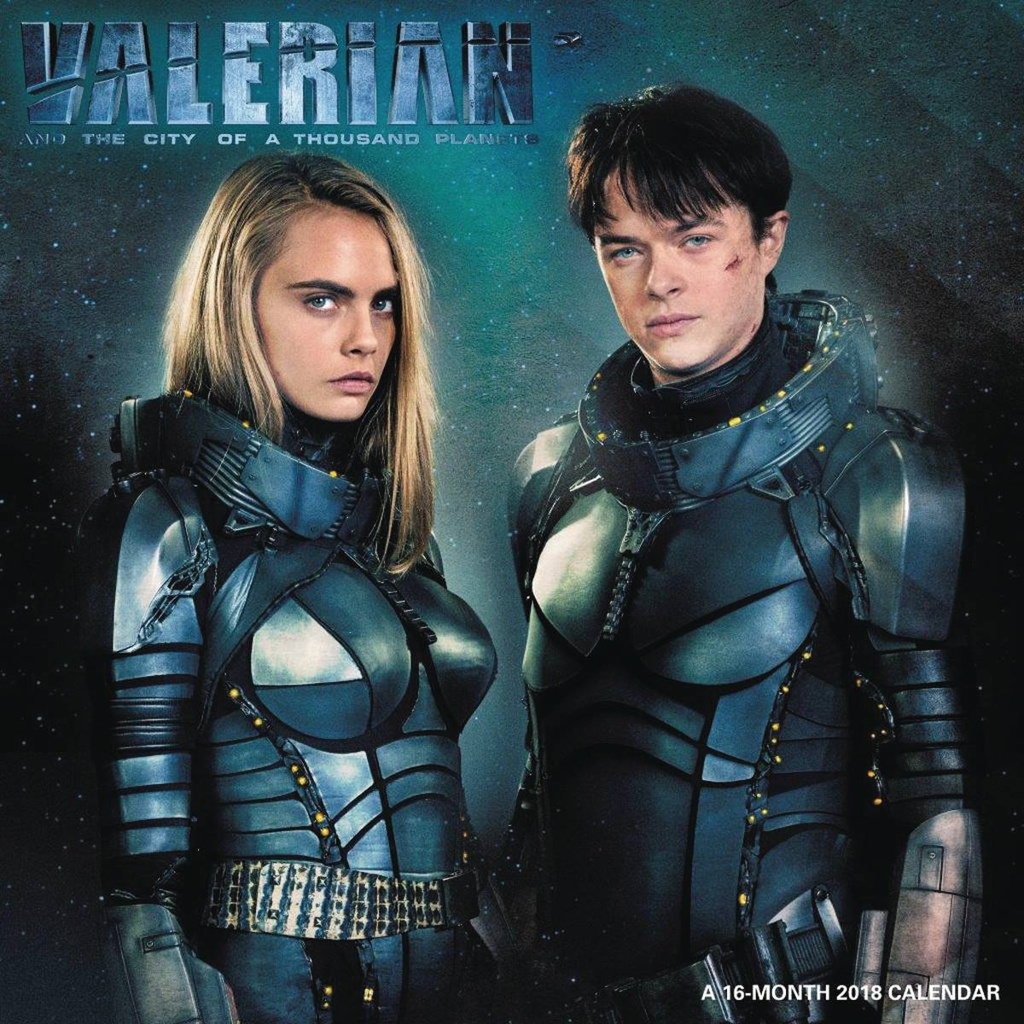 VALERIAN 19 MONTH 2018 WALL CAL