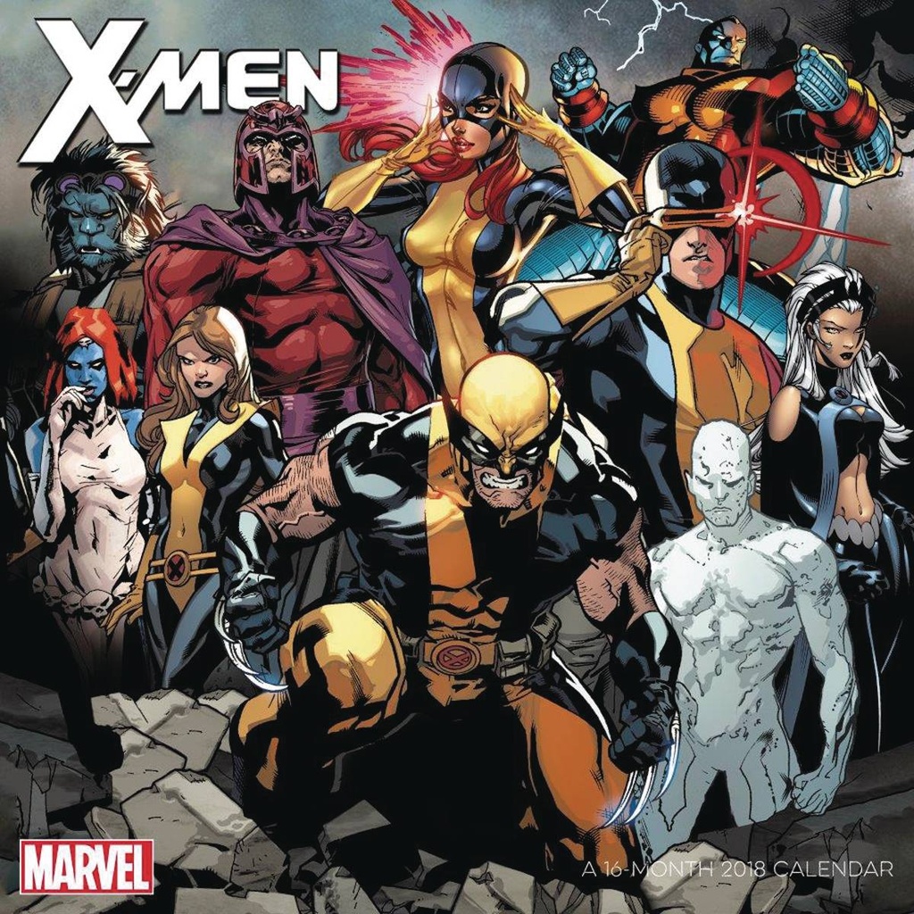 X-MEN 16 MONTH 2018 WALL CAL