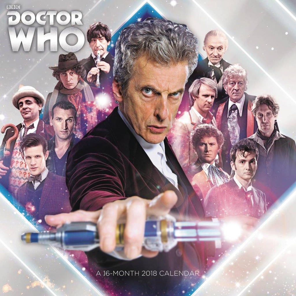 DOCTOR WHO 2018 16 MONTH WALL CALENDAR
