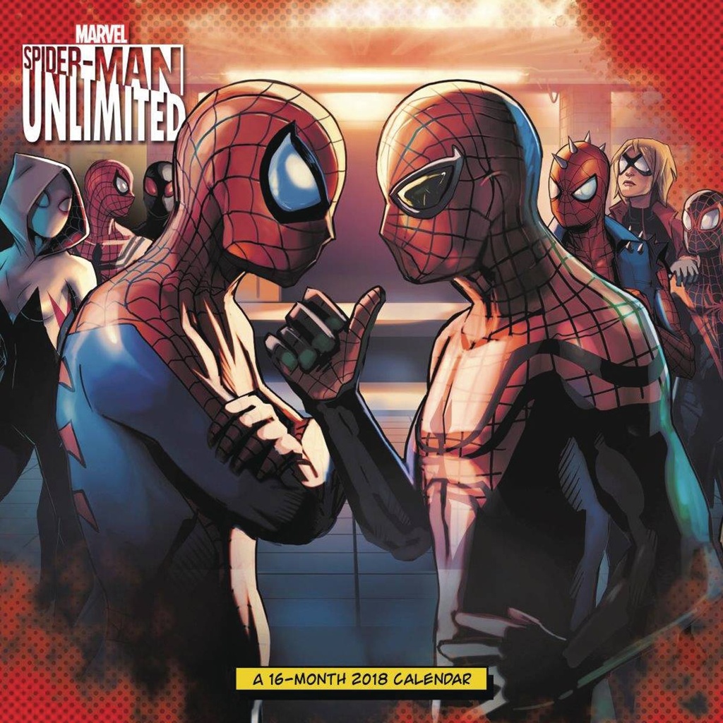 SPIDER-MAN UNLIMITED 16 MONTH 2018 WALL CAL