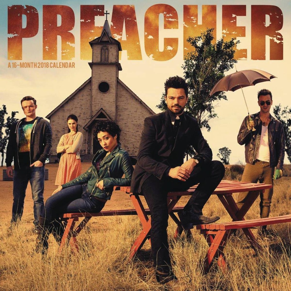 PREACHER 2018 WALL CAL