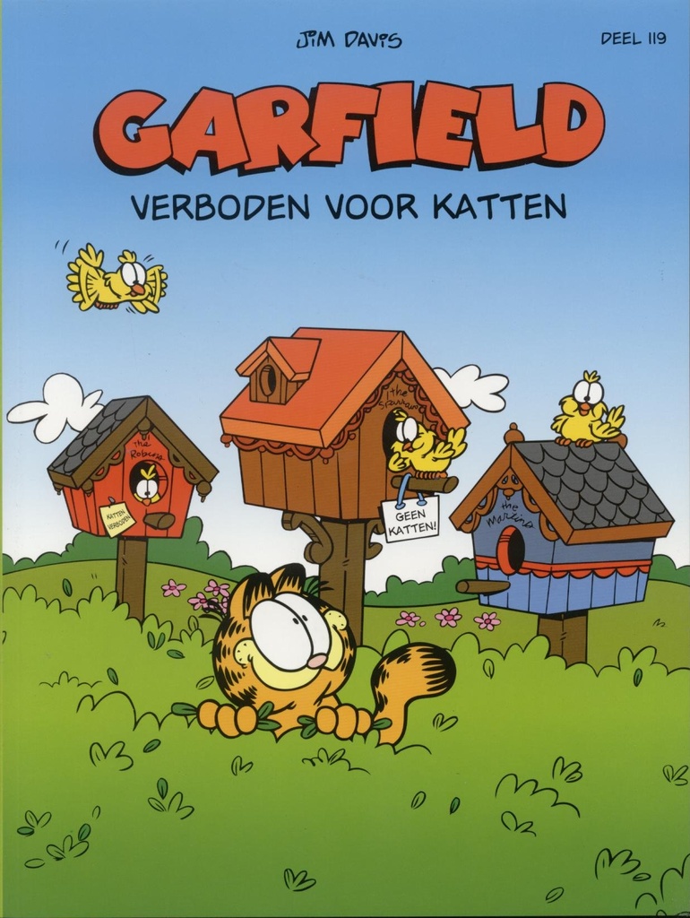 Garfield Strip 119 Verboden voor katten