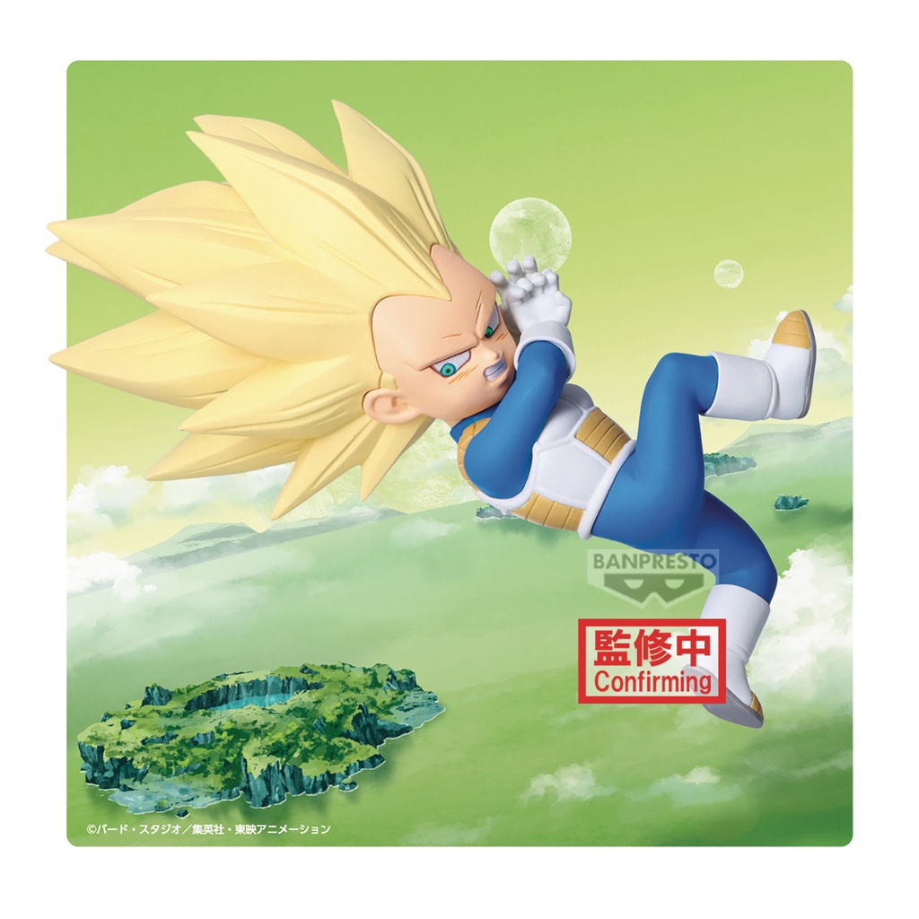 DRAGON BALL DAIMA SUPER SAIYAN 3 VEGETA MINI W/ PANEL FIG