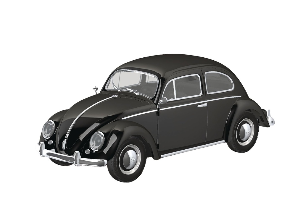 VOLKSWAGEN BEETLE BLACK 20-BK 1/32 SNAP MODEL KIT