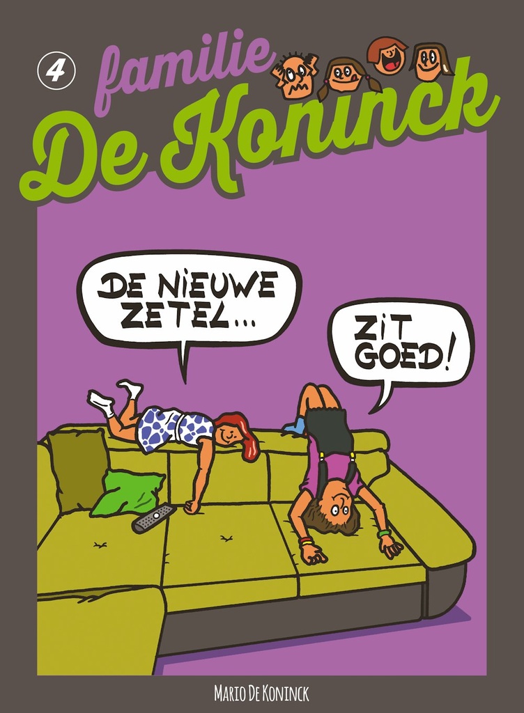 Familie De Koninck 4 De nieuwe zetel zit goed!