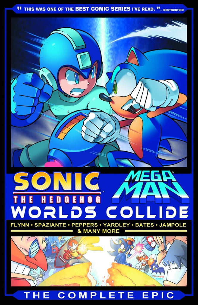 SONIC MEGA MAN WORLDS COLLIDE COMPLETE EPIC PX ED